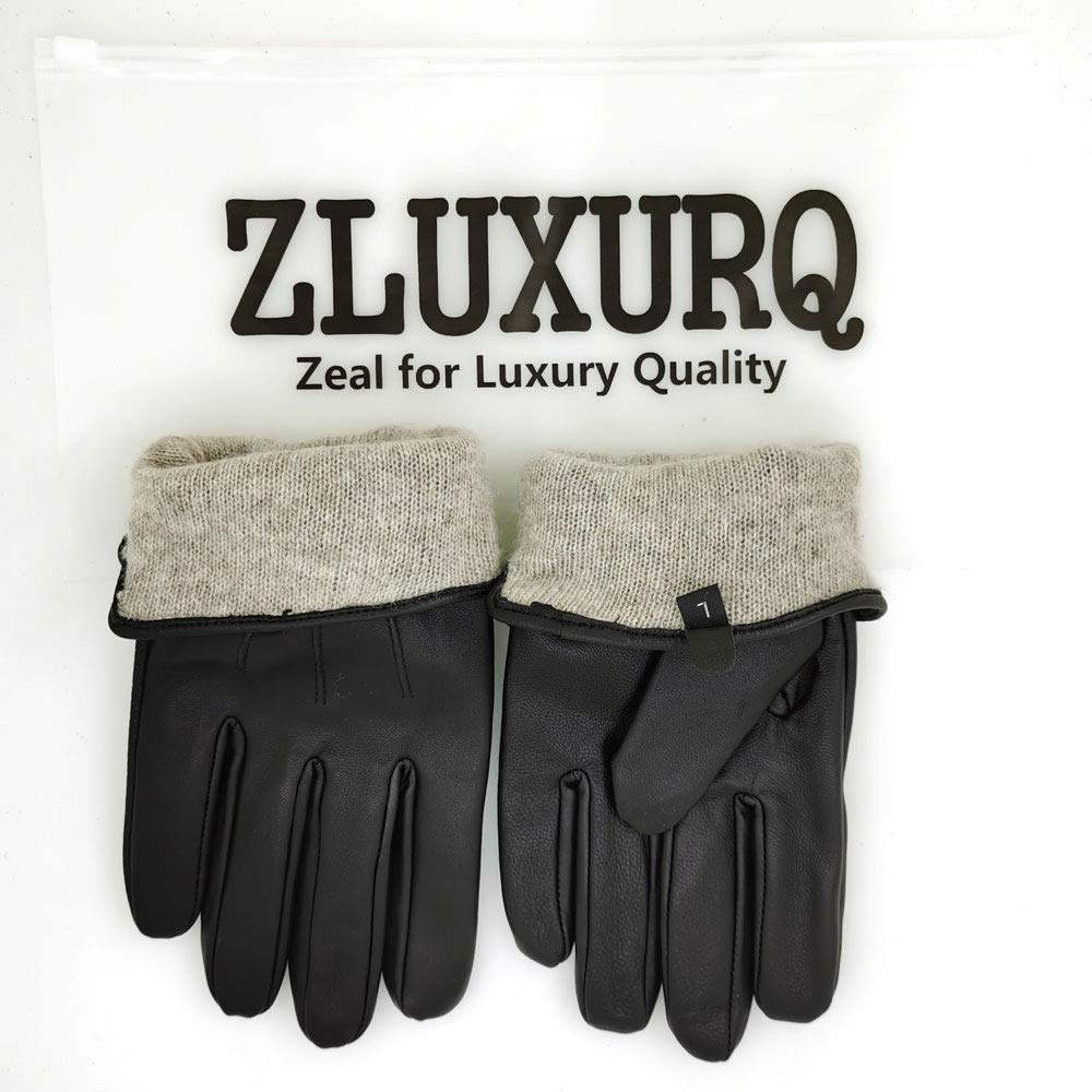 Luxury Soft Lambskin Leather Gloves