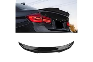 KHK F30 Rear Trunk Spoiler, PSM Style Rear Spoiler Wing, Gloss Black ABS Material Spoiler Compatible with 2012-2018 BMW F30 3 Series Sedan & 2014-2019 F80 M3 Sedan 320i 325i 328i 330i 335i 340