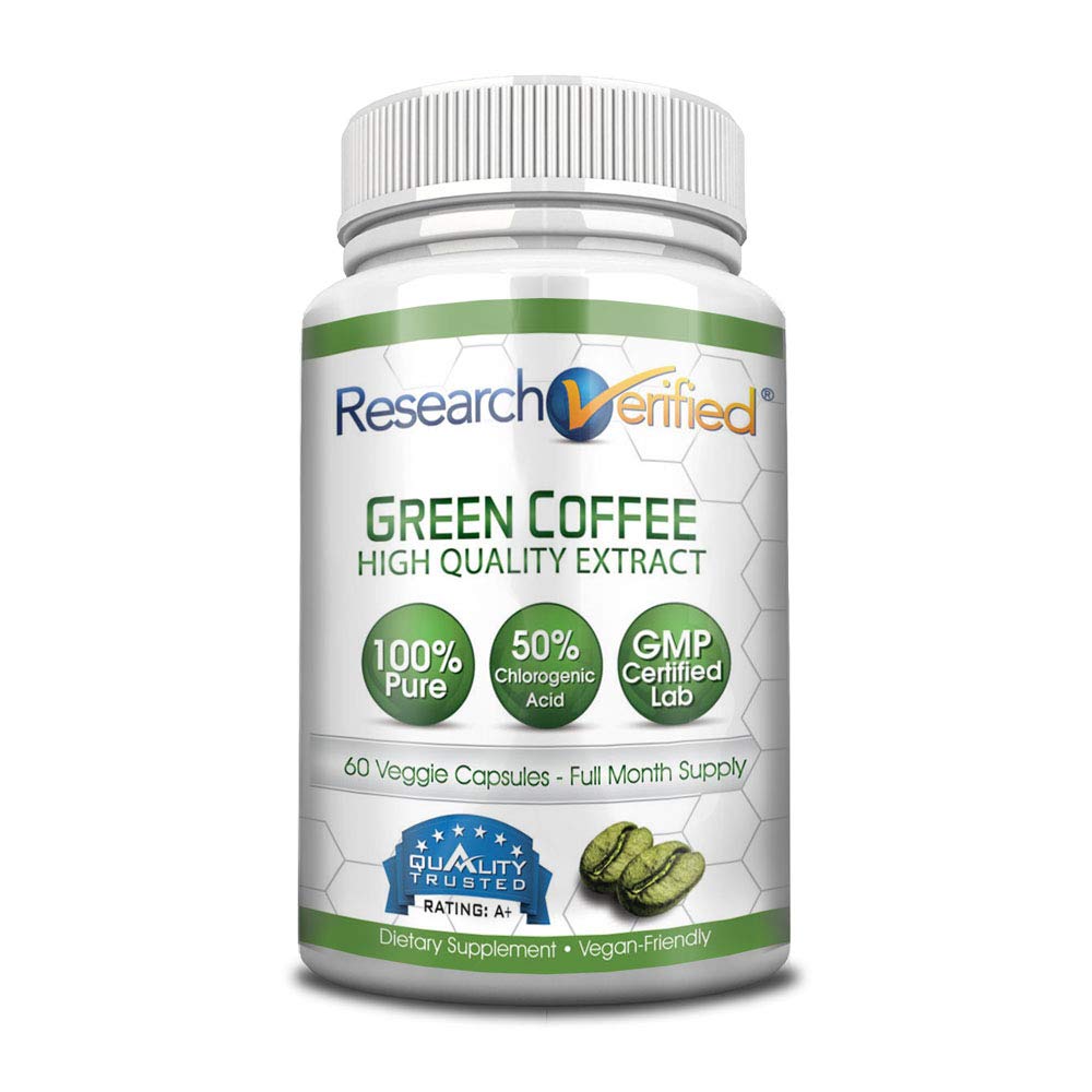 Green Coffee Bean Extract One Month Supply 100 Pure by Research