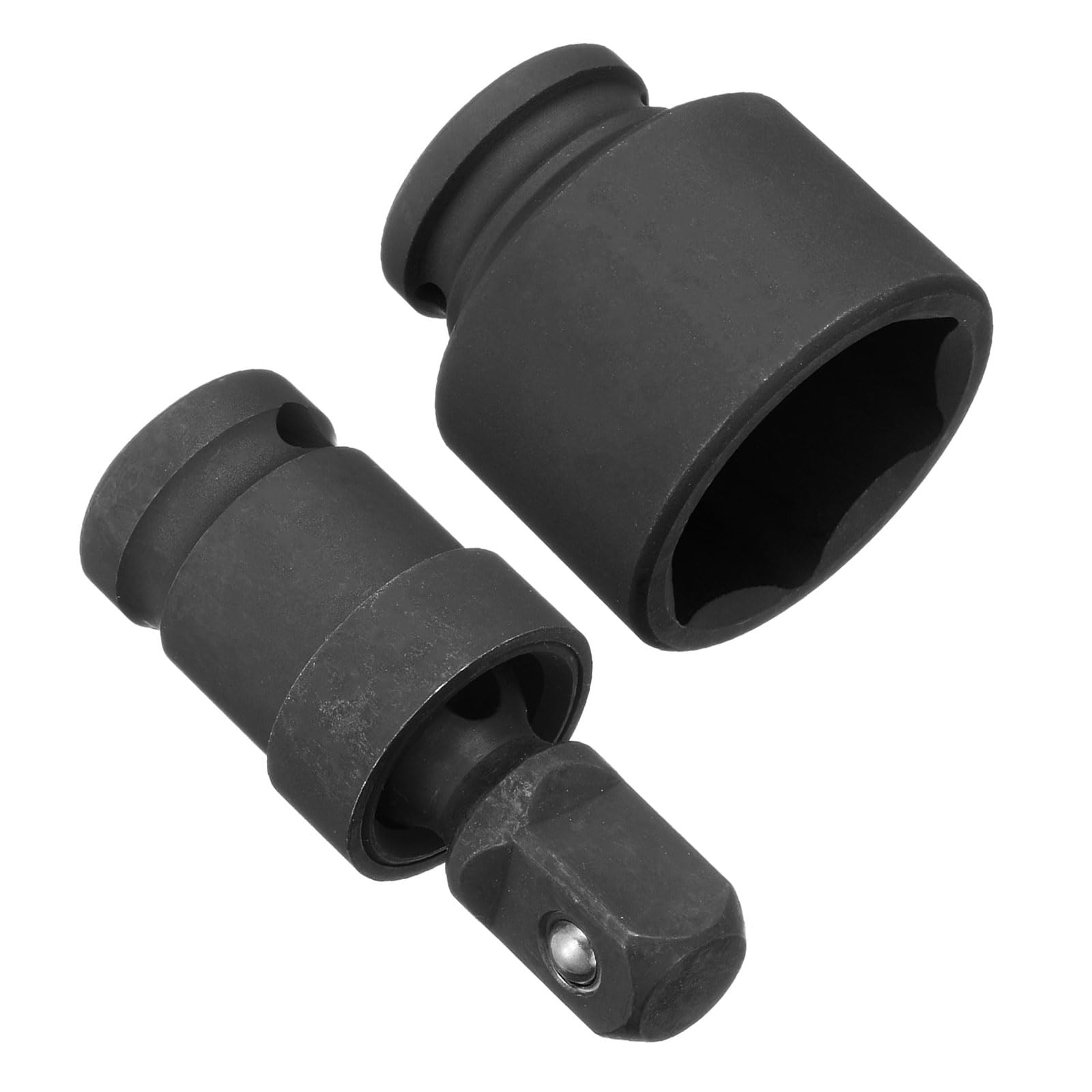 CoCud Drive Impact Socket, 36mm Socket 1/2" Drive CR-MO 6-Point with 1/2" Universal Joint Swivel Socket Adapter - (Applications: for Electric Hand Drill Screwdriver)