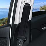 URAQT Car Seat Belt Pad Cover 2 Pack Black Memory Foam Comfort view 6