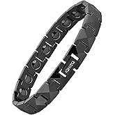 HOLVIST Magnetic Bracelet for Men and Women 4000 Gauss | Mens & Women Magnetic Bracelets | Comes with Adjustable Length, Sizing Tool and Gift Box