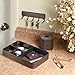 iDesign Twillo BPA-Free Plastic Divided Makeup and Cosmetic Organizer Storage Tray for Bathroom, Countertop, Vanity - 4 Compartment, Bronze