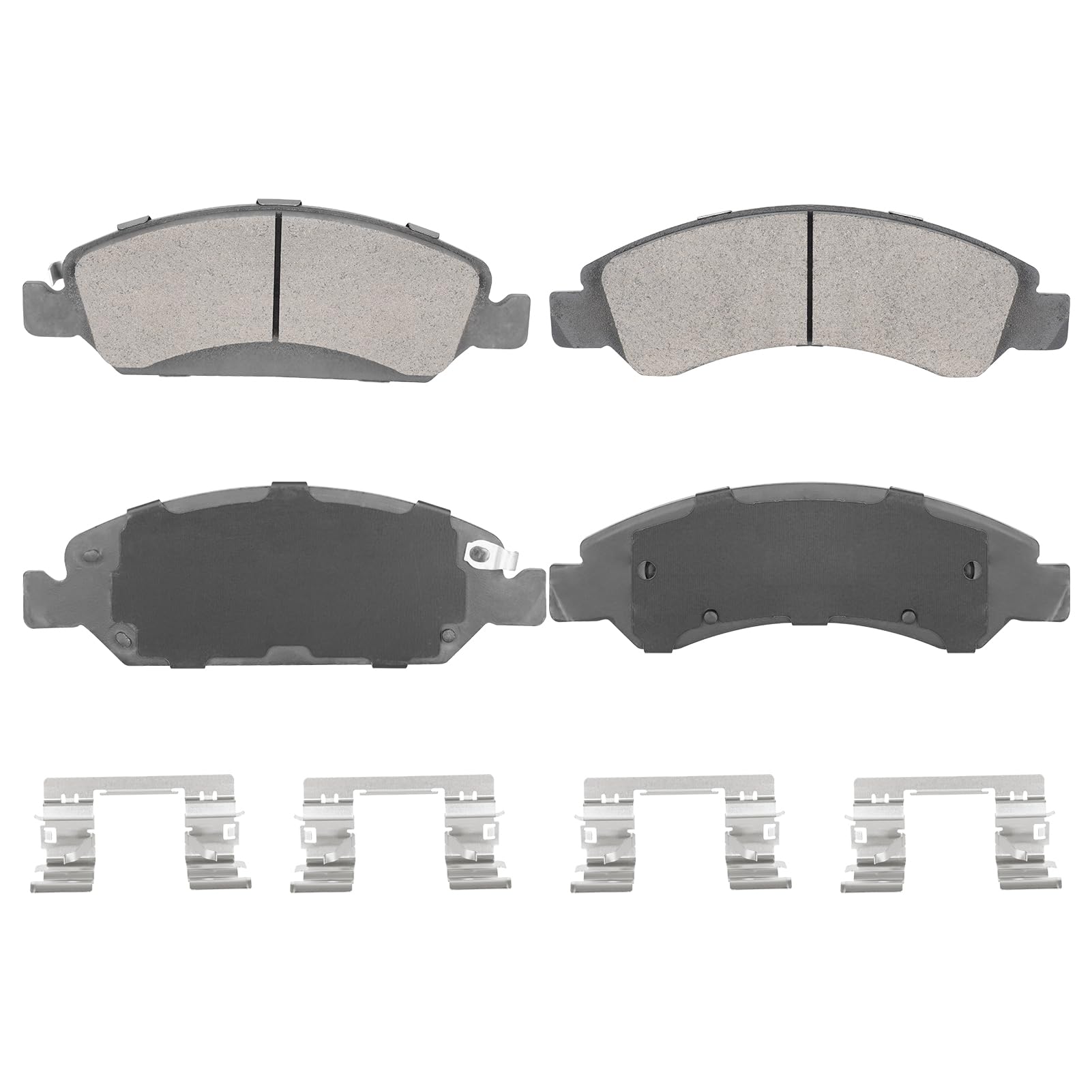 Photo 1 of Front Semi-Metal Brake Pads Set for Chevy Silverado 1500, Suburban, Tahoe, for Cadillac Escalade, for GMC Sierra 1500, Savana 1500, Yukon, Yukon XL 1500, for Express 1500, Avalanche, 4PCS