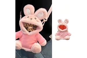 MANON ROSA Tiny Puppy Carrier Chest Sling - Extra Small Body Carrier for Up to 4lbs Puppies Kittens, Cute Pack Pouch for Mini Yorkies Teacup Hands-Free Portable Pet Harness for Girls Boys (1lb Small Pink)