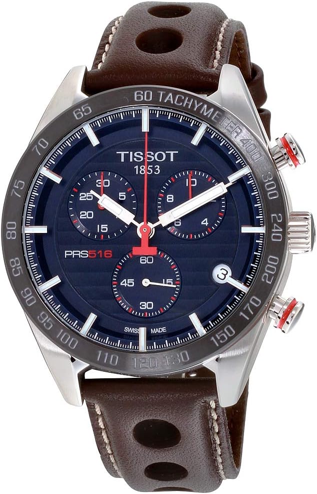Tissot T Sport PRS 516 Chronograph Blue Dial Men Watch T100.417.16.041.00 Buy Online at Best
