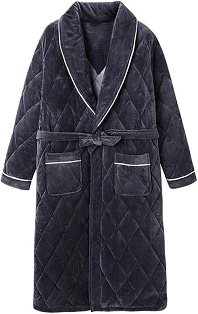 Amazon ラブ屋 ナイトガウン メンズ 冬 厚手 大きい 部屋着 綿 ナイトウェア ルームウェア コンフォート バスローブ パジャマ L Xl Xxl 3xl パジャマ 通販