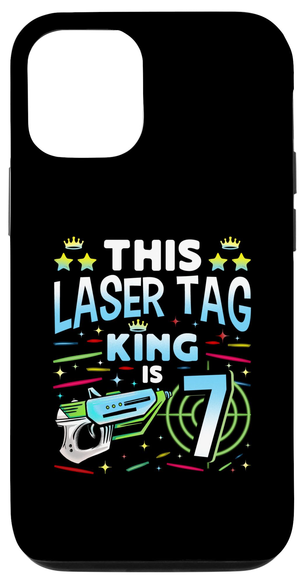 iPhone 13 Laser Tag King Is 7 Funny Boy Lazer Tag Indoor Lasertag Case