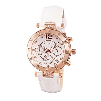 Giordano Analog White Dial Women's Watch - C2020-03