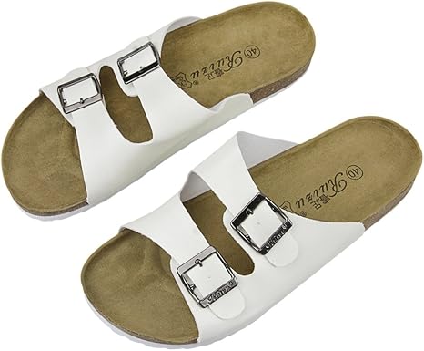 Amazon Co Jp 男女兼用 スリッパ 靴 サンダル レディース メンズ 白 黒 レザー ビーチサンダル 夏用 室内サンダル ベンハーサンダル 履きやすい 通学 お出かけ アウトドア 砂浜 リゾート ユニセックス 厚底 カジュアル 無地 ホーム キッチン