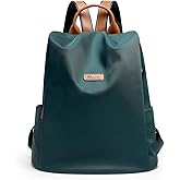 GELANNI Women's Backpack Purse Nylon Anti-theft Casual Water Resistant Lightweight Small Shoulder Bags 2026 for Travle Cute Fashion Camping Bag for Work Daily Going Out Dackpack Ladies Dark Green
