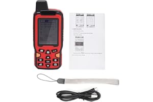 flexman Handheld GPS Survey Equipment, 2.4in Display GPS Land Area Meter with Area Length Trajectory Real Time Display for Mo