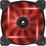 Corsair Air Series AF140 LED Quiet Edition High Airflow Fan - Red