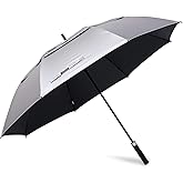 G4Free 47/54/62/68 Inch UV Protection Golf Umbrella Auto Open Vented Double Canopy Oversize Extra Large Windproof Sun Rain Umbrellas