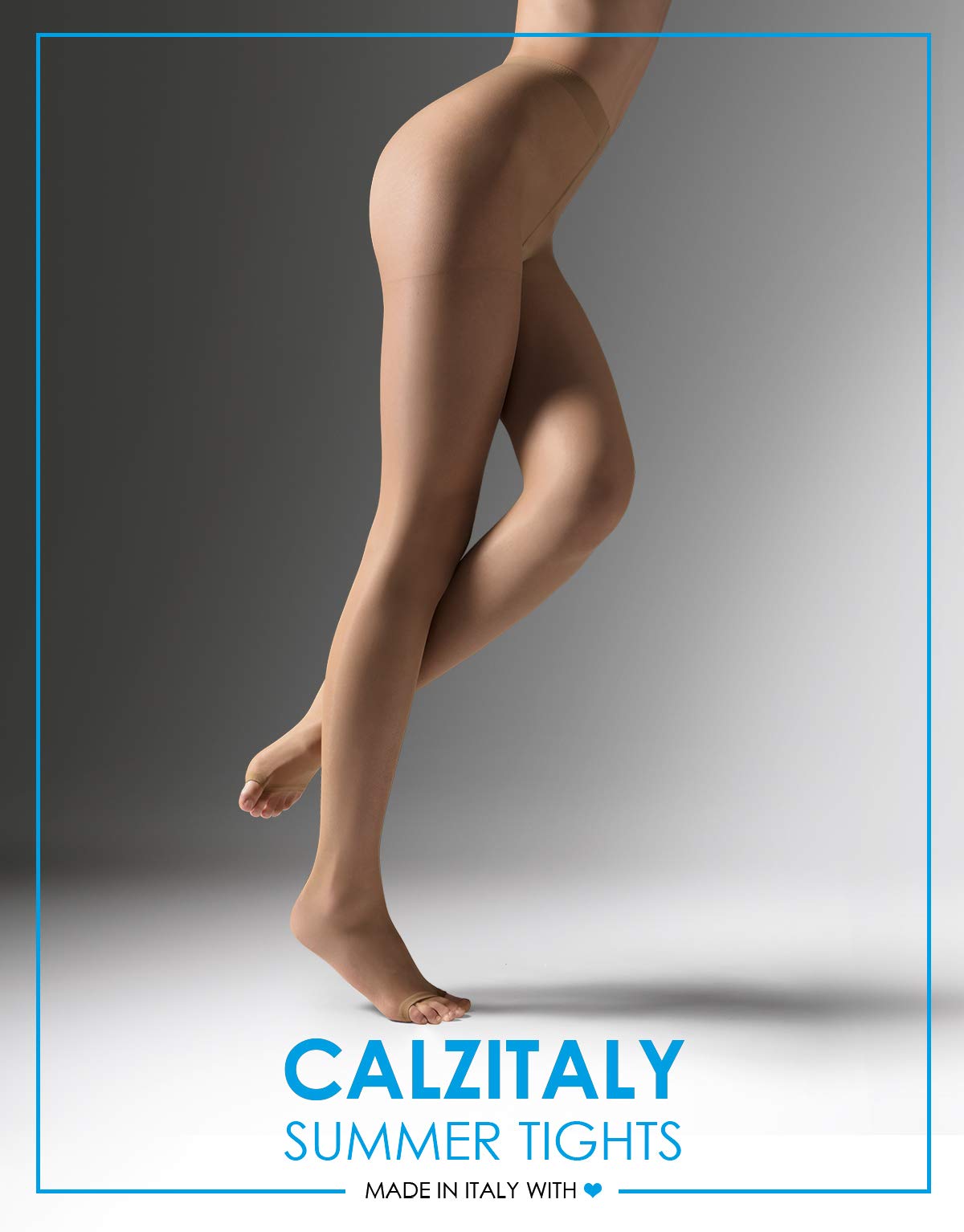 sheer toeless hosiery