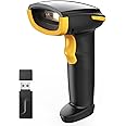 Inateck 2D Barcode Scanner, Wireless Bluetooth QR Barcode Scanner, Handheld Scanner with APP and SDK, 1 Charge for 3 Months, BCST-23