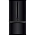 Winia WRFS26ABBD French Door Non-Dispenser Refrigerator, 26.1 Cu.Ft, Black