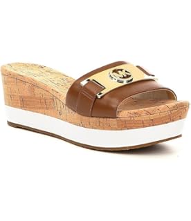 michael michael kors warren cork platform wedge sandals