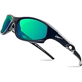 AODUOKE Kids Sunglasses Boys Girls Sports Polarized Sunglasses for kids Child Youth Baseball Beach Sun Glass with Strap