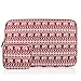 Kamor 13 13.3 inch Apple MacBook Air MacBook Pro Canvas Fabric Laptop Sleeve with Macbook Charger Case Bohemian Style Animal World (Elephant Red) Protective Carrying Sleeve Bag Case Cover Shell