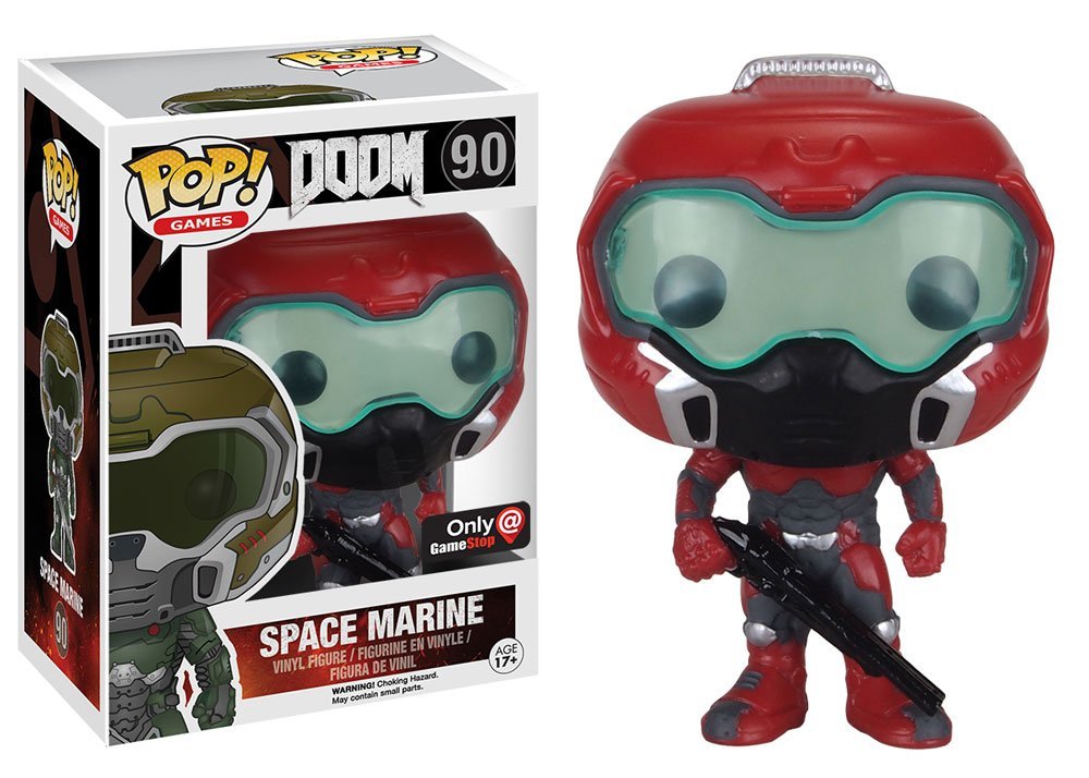 Funko Pop! Games DOOM Elite Space Marine #90 (Exclusive)