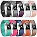 For Fitbit Charge 2 Bands Wristbands CreateGreat Silicone Replacement Charge 2 Accessory Original Color Print Pattern Bands Strap for Large or Small Size