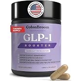 ColonBroom GLP1 for Weight Loss, GLP-1 Booster Supplement, Appetite Control | Vegan Capsules with Berberine, Chromium &amp; 5-HTP for Women and Men; Cravings, Energy &amp; Mood; 60 ct, 30-Day Supply