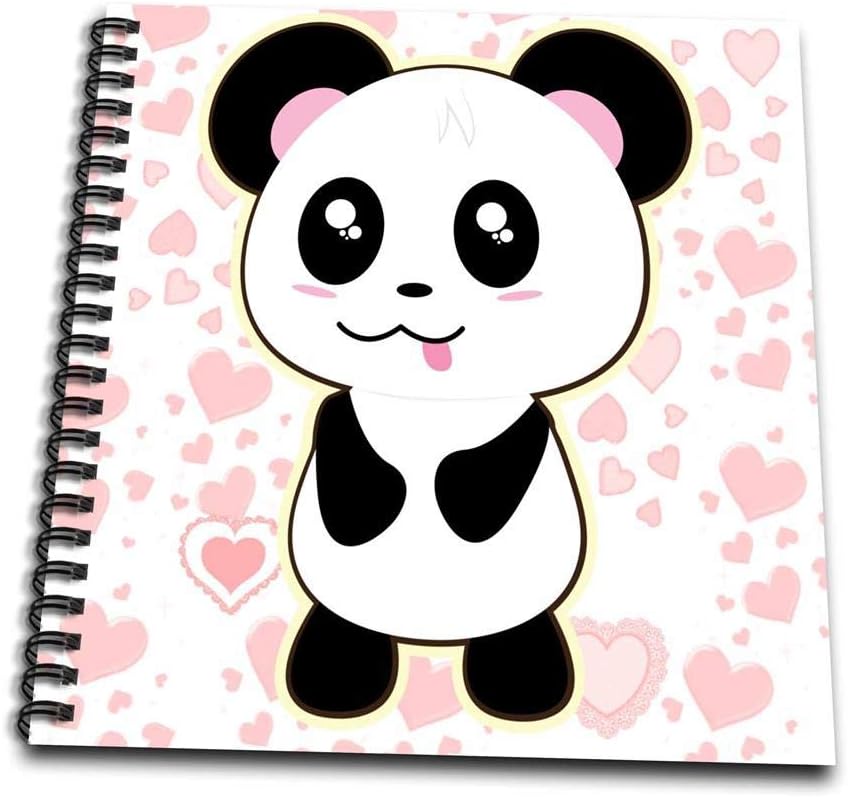 Amazon.com 3dRose db 211674 1 Panda Bear with Heart 