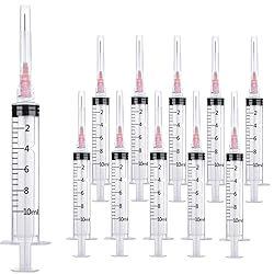 25 Pack 10ml 18Ga Lab Syringe Tools with