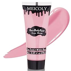 MEICOLY Light Pink Halloween Face Body Paint,2.37Oz