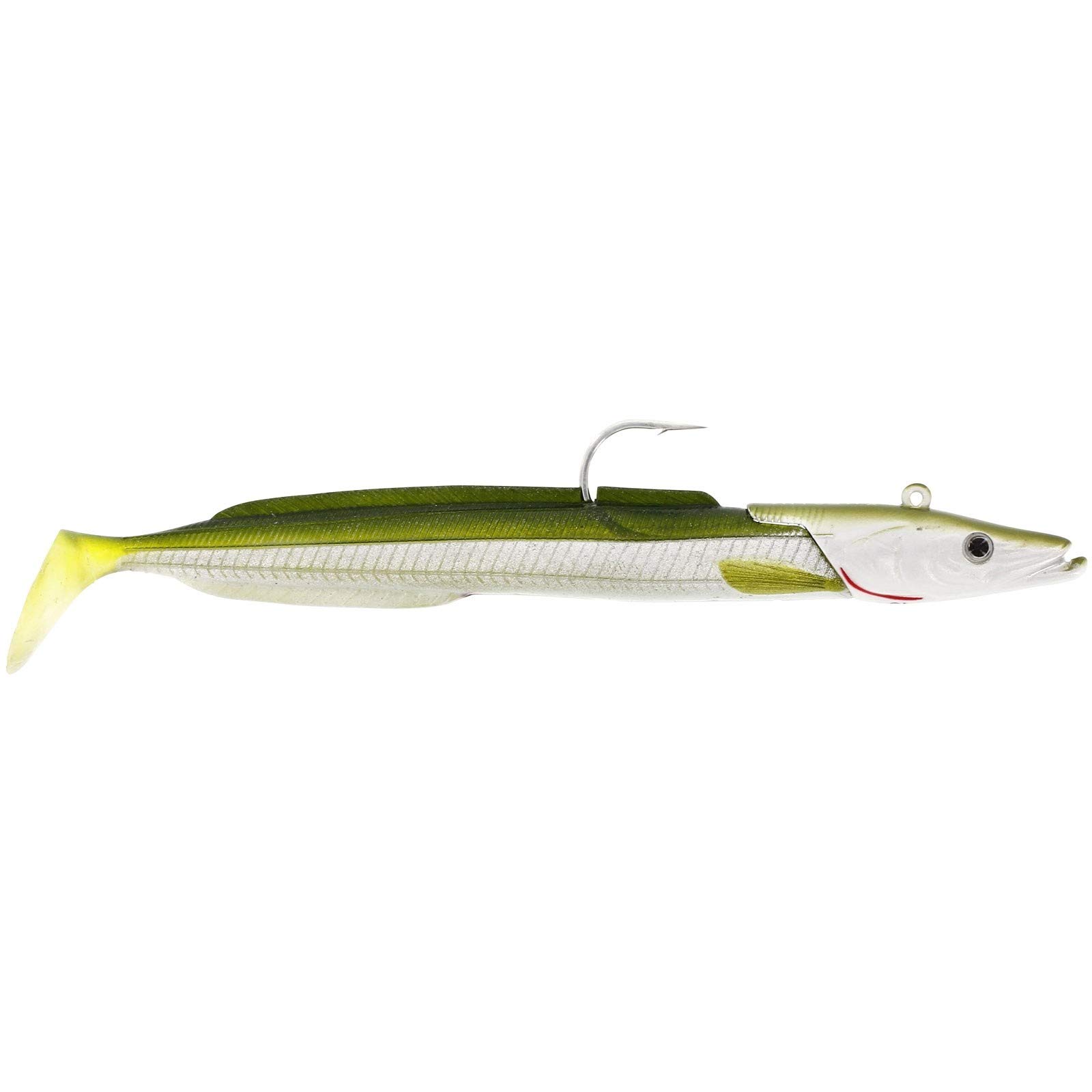 Westin Sandy Andy Jig 150 g 23 cm - 1 Jig Hook + 2 Rubber Fish, Colour: Tobis Ammo