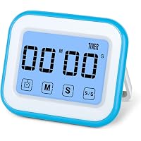 HENGBIRD 2 PCS Timer Digitale Da Cucina Mini Sveglia Digitale Con Timer Da Cucina Per Elettrodomestico Da Cucina Con Timer Da 100 Minuti - 4