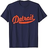 Distressed Detroit Baseball Stuff Vintage Detroit T-Shirt