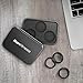 Ikonfitness Silicone Wedding Ring for Men and Women - 3 Pack Rubber Wedding Band in Three Different Sizes - for Work, Mechanics, Sports, Workout Ring - Come with a Gift Box (Black, Size 8,9,10)