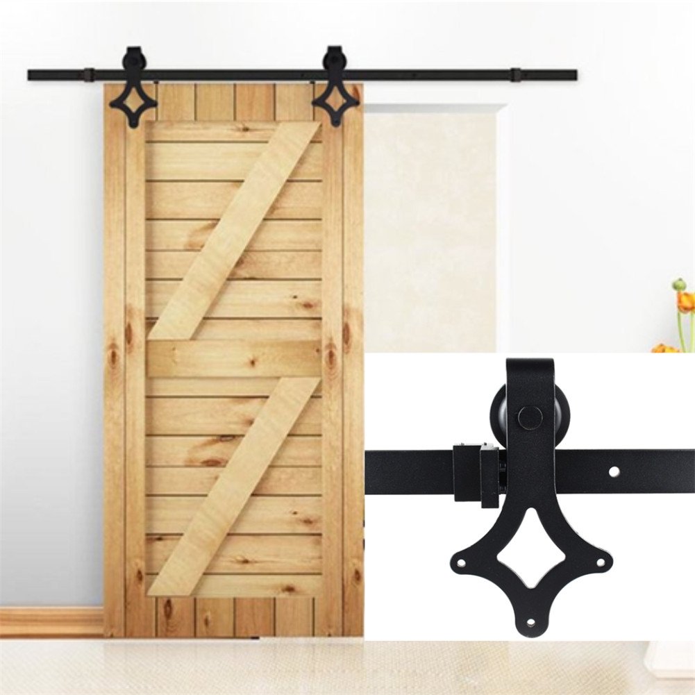 Door Slide Rail Coulssante Pulley Ferris Wheel Black For