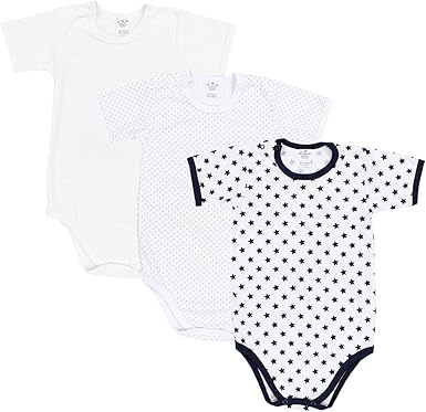 Tuptam Body Pour Bebe A Manches Courtes Lot De 3 Amazon Fr Vetements Et Accessoires