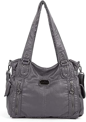 Amazon Longou トートバッグ レディース トート 軽量 マザーズバッグ 大容量 おしゃれ ビジネス かばん 大きめ ブランド ファスナー付き レディース ショルダーバッグ ママ マザー ビッグ カジュアル 旅行バッグ 通勤 通学 2wayバッグ Longou ショルダーバッグ