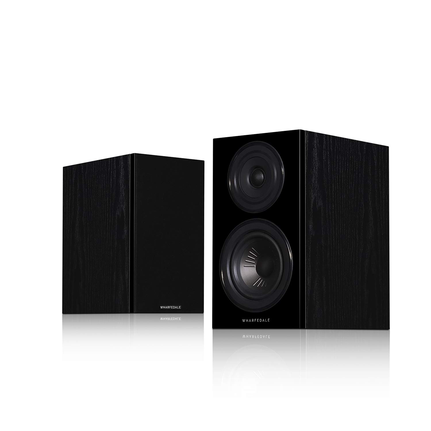 Wharfedale Diamond 12.0 Pair of Passive Bookshelf Speakers, Black