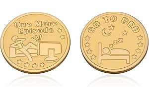 ARKUKU Decision Maker One More Episode Fun Gift for Teen Boys Girls Christmas Stocking Stuffers Men Sons Boys Boyfriend Birthday Gift for Teen Husband Brother Funny Destiny Flip Double Sided