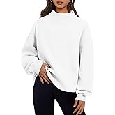 Trendy Queen Womens Oversized Sweatshirts Turtleneck Pullover Long Sleeve Hoodies Tops Fall Fashion Outfits 2026 Clothes