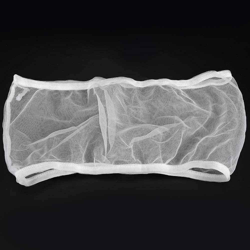 Atyhao Bird Cage Cover, 2PCS, Small Bird Cage Seed Catcher Bird Cage Cover Birdcage Polyester Mesh Cover Seed Catcher Universal Parrots Cage Accessories(white)