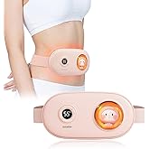 Portable Heating Pads Fast Heating Belly Wrap Belt with 3 Heat Levels and 5 Massage Modes Back or Belly Heating Pad for Women and Girl Portable USB