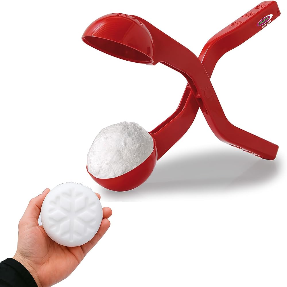 Jamara 460394 Snow Play Snowball Maker Scoop 38cm Red - Fast Fluffy Snowballs