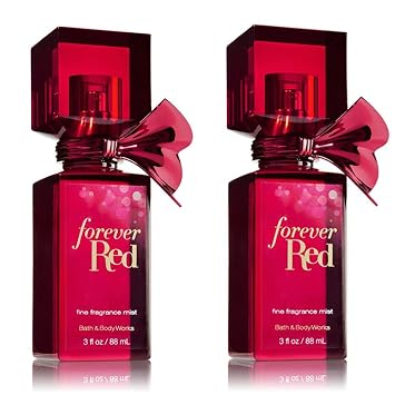 Bath And Body Works Forever Red Mini Spray Set Includes Two 3 Ounce Travel Size Fine Fragrance Mists Rare