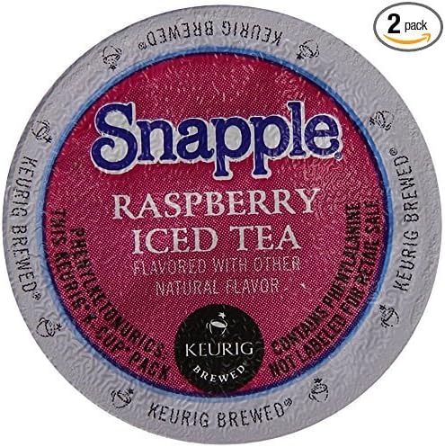 Snapple Raspberry Tea, Single Serve Tea K-Cups, 44-Count For Brewers