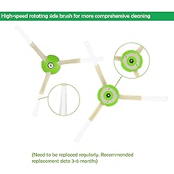 Fuyoda side brushes for irobot Roomba, Replacement
