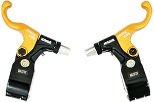 DIA-COMPE TECH99DS Gold Finger Brake Lever Set for Fixie & BMX, Gold, DP2525