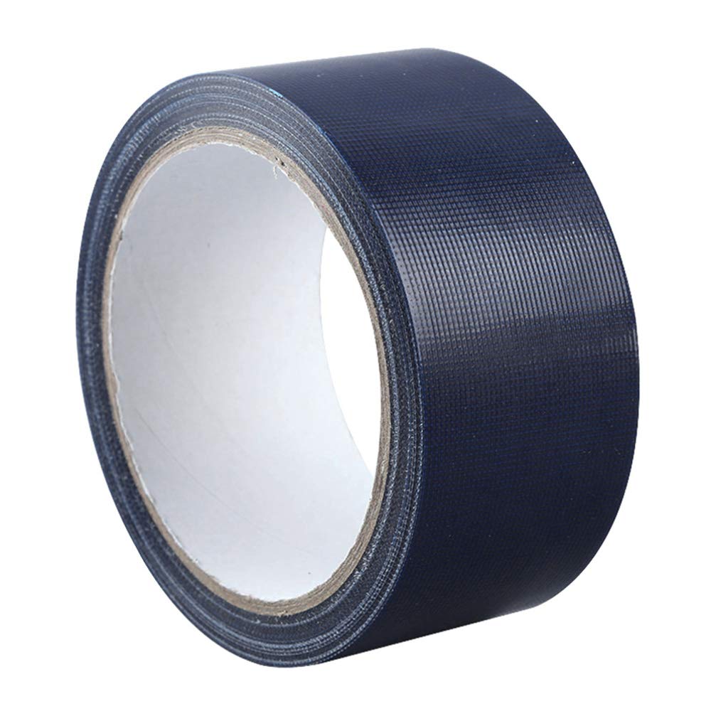 Healifty Duct Tape Waterproof Fabric Tape Gaffer Tape Matte Single Sided Tape for Stage Carpet Floor Repairing 5cmx13m (Dark Blue)