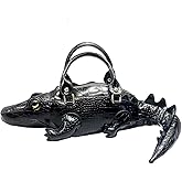 Denhuaki Purses and handbag luxury Designer Women's bag Purse pu leather handmade handbags funny Shape Shoulder bag