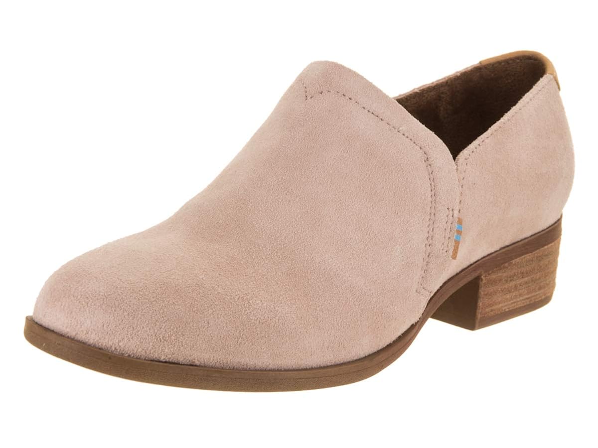toms desert taupe suede women's shaye booties